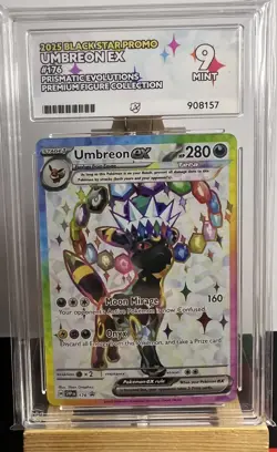 Pokemon ACE 9 Umbreon ex 176 Promo EN S&V Prismatic Evolutions - Image 1