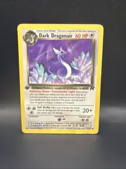 Pokemon Card Dark Dragonair Team Rocket 1st Edition Uncommon 33/82 - Image 1