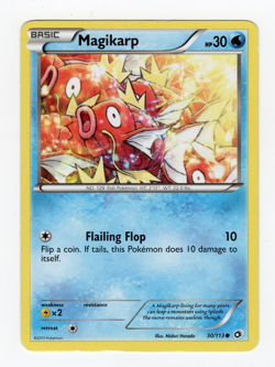 2013 Pokemon Magikarp 30/113 & Gyarados 31/113 LP Non Holo Legendary Treasures - Image 2