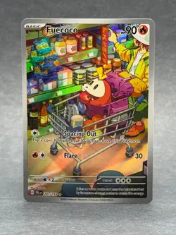 Pokemon - 201/193 Fuecoco SV02 Paldea Evolved Illustration Rare Holo NM TCG - Image 1