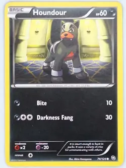 Houndour 74/124 Pokemon - Black and White Dragons Exalted - Image 1