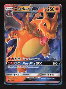 Charizard GX SM211 Pokemon Hidden Fates Promo Holo Full Art Card - Image 1