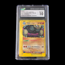 2001 Pokemon Golem Holo CGC 10 1st Edition Japanese 122/128 Expansion - Image 1