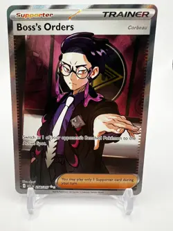 Pokemon Boss's Orders Corbeau Ascended Heroes Ultra Rare Full Art Holo 256/217 - Image 1