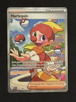 Pokemon Harlequin 163/086 Sv: White Flare Full Art Holo Ultra Rare Trainer Card - Image 1