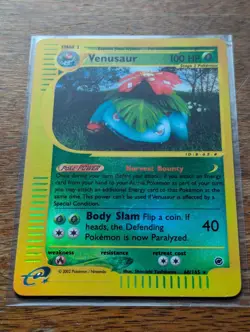 Venusaur 68/165 Reverse Holo Expedition Base Set (EX) Pokemon Card - Image 3