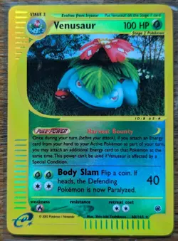 Venusaur 68/165 Reverse Holo Expedition Base Set (EX) Pokemon Card - Image 4