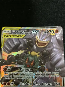 Pokemon TCG Marshadow & Machamp GX #82/214 SM - Unbroken Bonds LP - Image 2