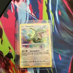 Pokemon Rayquaza Amazing Rare Holo 138/185 Vivid Voltage 2020 Card - Image 1