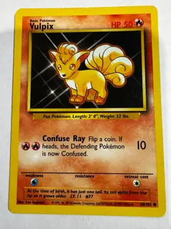 Vulpix Base Set Pokemon TCG - Image 1