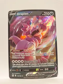 Drapion V 118/196 Lost Origin 2022 Pokemon Card - Image 1