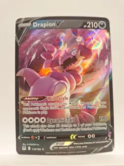 Drapion V 118/196 Lost Origin 2022 Pokemon Card - Image 2