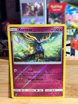 XERNEAS 73/111 Crimson Invasion R Reverse Holo Pokemon TCG LP - Image 1