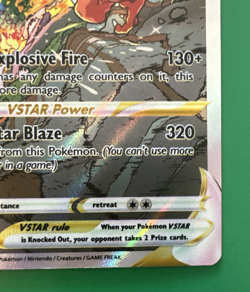 2022 Pokemon SWSH Black Star Promo Charizard VSTAR SWSH262 Ultra Premium NM - Image 2