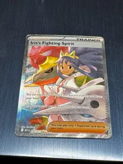 Iris's Fighting Spirit 292 / 217 SIR Pokemon Ascended Heroes NM - Image 3