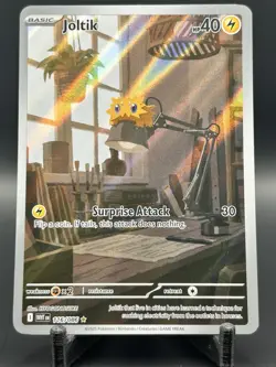 Pokemon TCG Joltik Illustration Rare Holo Sv: White Flare 116/086 Basic 40 HP - Image 1
