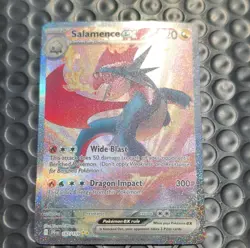 Salamence ex 320 HP Special Illustration Rare Holo Pokemon TCG 187/159 Sv09 - Image 1
