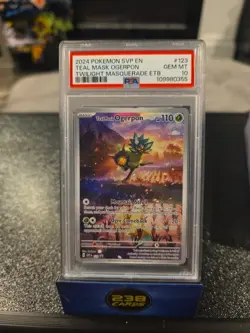 Pokemon TCG | Teal Mask Ogerpon SVP 123 Black Star Promo | PSA 10 💎🐉 - Image 1
