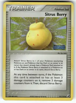 Sitrus Berry Unseen Forces Uncommon,Reverse Holo Pokemon Lightly played - Image 1