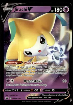 EX-NM SWSH: Sword & Shield Promo Cards Jirachi V Promo SWSH299 2019 Pokemon TCG - Image 1