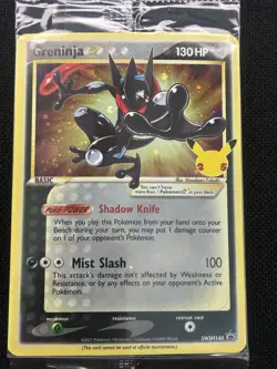 Pokemon TCG Greninja SWSH144 Sword & Shield Black Star Promo NM SEALED - Image 1