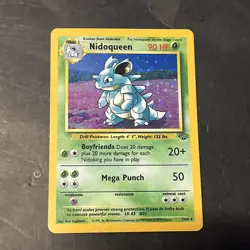 Nidoqueen 7/64 Holo Rare Jungle Set Pokemon Card Vintage WOTC Unlimited - Image 1