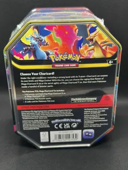 Pokemon Mega Charizard Ex Tin With Mega Charizard Y EX Promo - Image 2