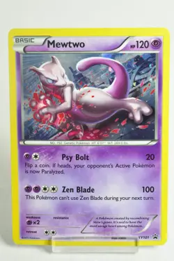 Pokemon card TCG Mewtwo XY101 Black Star Promo 2015 English MP - Image 1