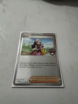 Pokemon TCG Reverse Holo Dawn Regional Championship Staff Card - Image 3