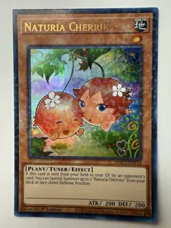 Yugioh Naturia Cherries HAC1-EN116 Duel Terminal Ultra 1st Edition Near Mint - Image 1
