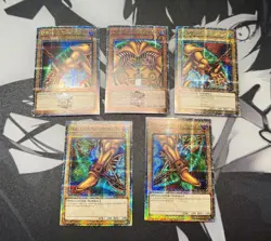 Yugioh Exodia Complete QCR Secret Rare SET 25th Anniversary Collection MINT - Image 4