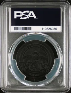 2016 POKEMON COIN PROMO RED MEGA GYARADOS Wave Slasher Theme Deck PSA 10 - Image 2