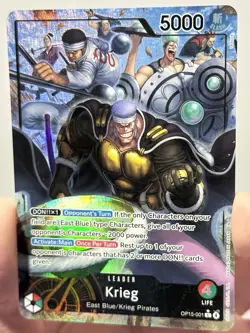 Krieg (OP15-001) (Alt Art) Leader Card - One Piece Adventure on Kami’s Island NM - Image 1