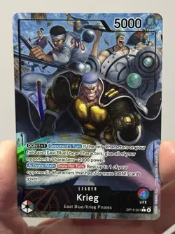 Krieg (OP15-001) (Alt Art) Leader Card - One Piece Adventure on Kami’s Island NM - Image 4