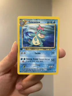 Pokemon Card - Neo Genesis 32/111 - CROCONAW (uncommon) **1st Edition** - NM - Image 1