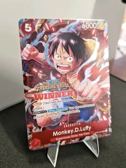 Monkey.D.Luffy (Winner Promo) ST01-012 Treasure Cruise One Piece Bandai Card - Image 2