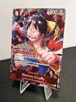 Monkey.D.Luffy (Winner Promo) ST01-012 Treasure Cruise One Piece Bandai Card - Image 3