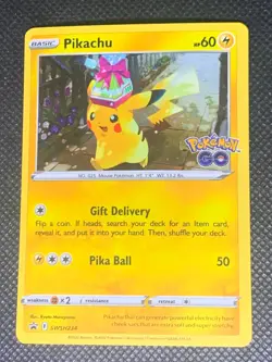 Pikachu SWSH234 - SWSH Promo Pokemon Card - LP - Image 1