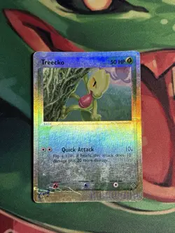 Treecko 80/97 EX Dragon Reverse Holo Foil E Series Pokemon Card TCG MP - Image 2