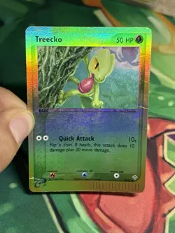 Treecko 80/97 EX Dragon Reverse Holo Foil E Series Pokemon Card TCG MP - Image 3