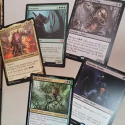 Commander Magic Deck MTG Cards = ALL 100 *Xira INSECTS Tribal Fun Jund Etched* - Image 4