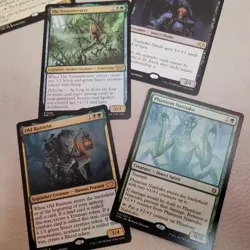 Commander Magic Deck MTG Cards = ALL 100 *Xira INSECTS Tribal Fun Jund Etched* - Image 5