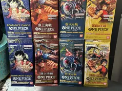 ONE PIECE Card Game Booster Pack Set OP01–OP04 Japanese SEALED Japan #006 - Image 1