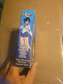 Sailor Moon Premiere Edition Sailor Mercury Starter Deck Has 96 Cards No Beads - Image 5