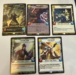 Star Wars Unlimited Cards , 9cards in the random lot (see pics) - Image 1