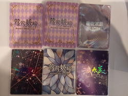 mixed anime waifu card lot of 6 - Image 1