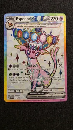 Espeon ex - 175 SVP - Holofoil SV Scarlet & Violet Promo Cards - Promo NM - Image 1