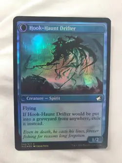 MTG MID Baithook Angler FOIL Hook-Haunt Drifter 042/277 PACK FRESH Magic - Image 2