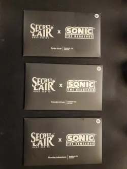 Sealed MTG Secret Lair X Sonic The Hedgehog Rainbow Foil Sealed Set - Image 1