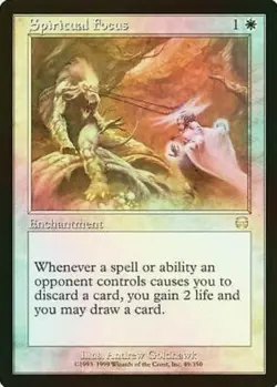 Focus spirituel / Spiritual Focus FOIL FRENCH EX Mercadian Masques magic mtg - Image 1